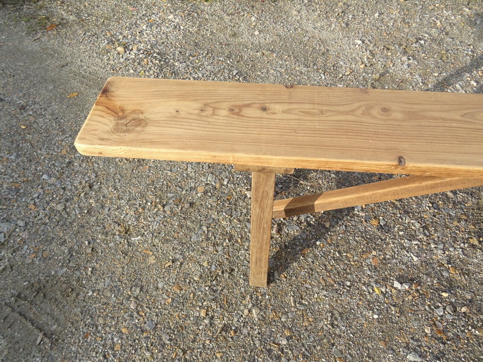 Solid wood farm bench 248 cm