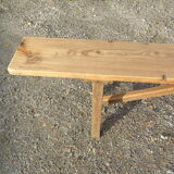 Solid wood farm bench 248 cm