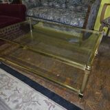 Table basse en laiton
