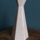 Ceramic candlestick with crackled glaze and gilding, Art Deco