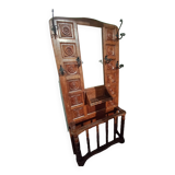 Wooden entrance locker