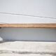 Old wood farmhouse bench, old bench, table bench, interior decoration, farmhouse, countryside