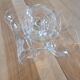 4 antique engraved glass goblets