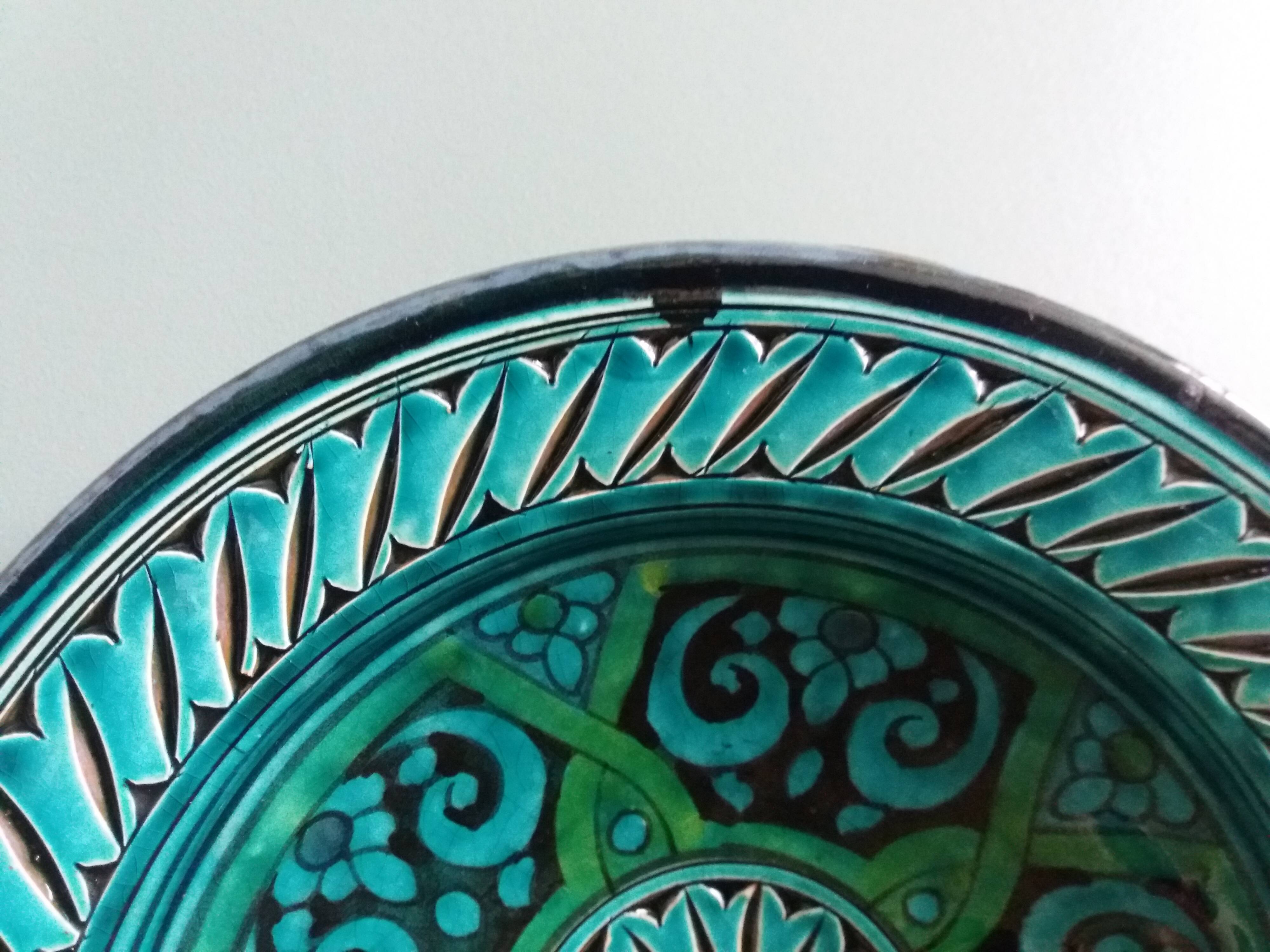 Moroccan wall decoration plate