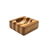 Mid-century wood ashtray / bowl, Italy ca. 1970