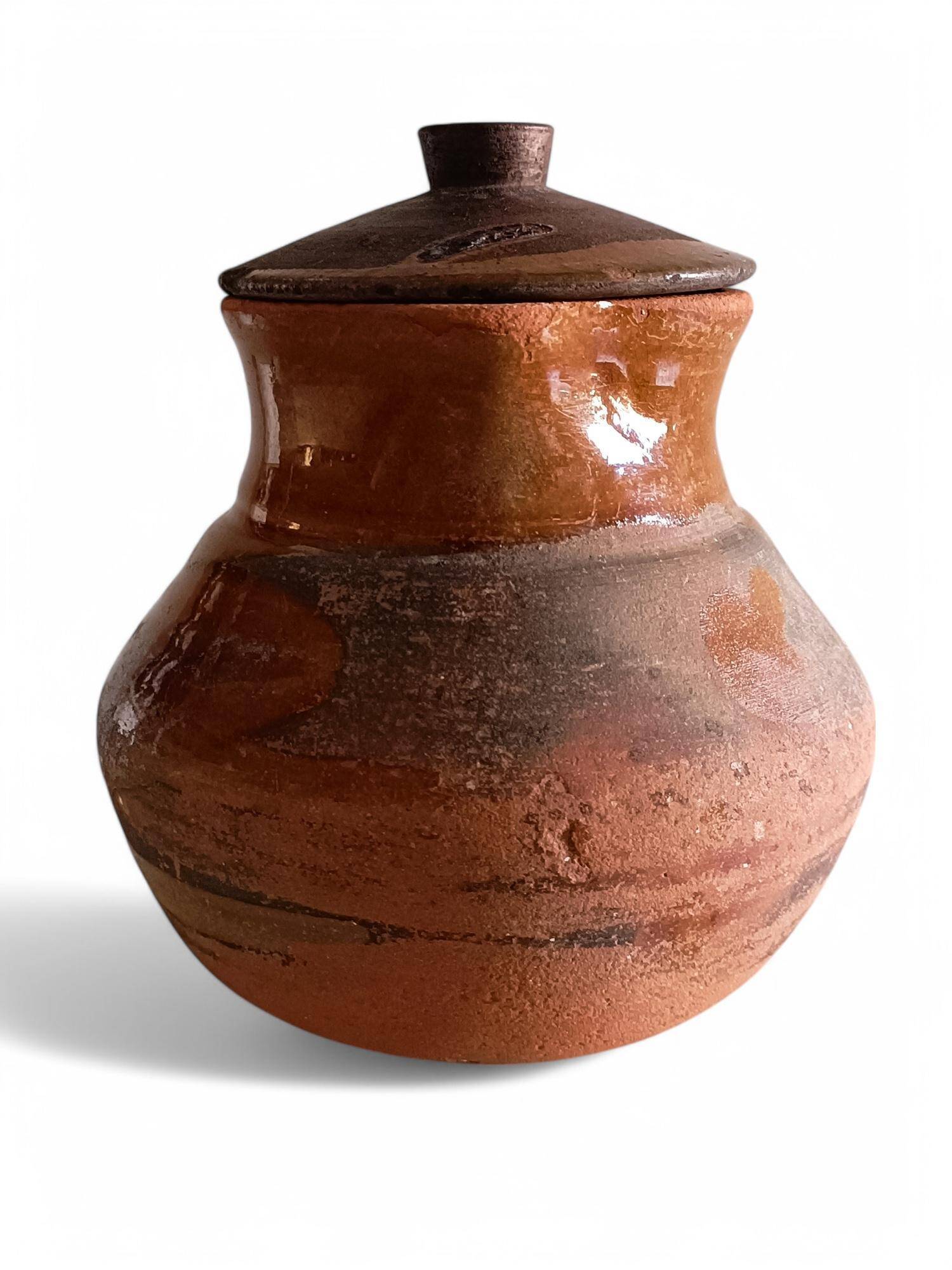 Rustic Terracotta Cooking Olla, Hand-Crafted, Spanish, 19th Century