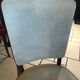 Suite de 6 chaises vintages Skaï beige 1970