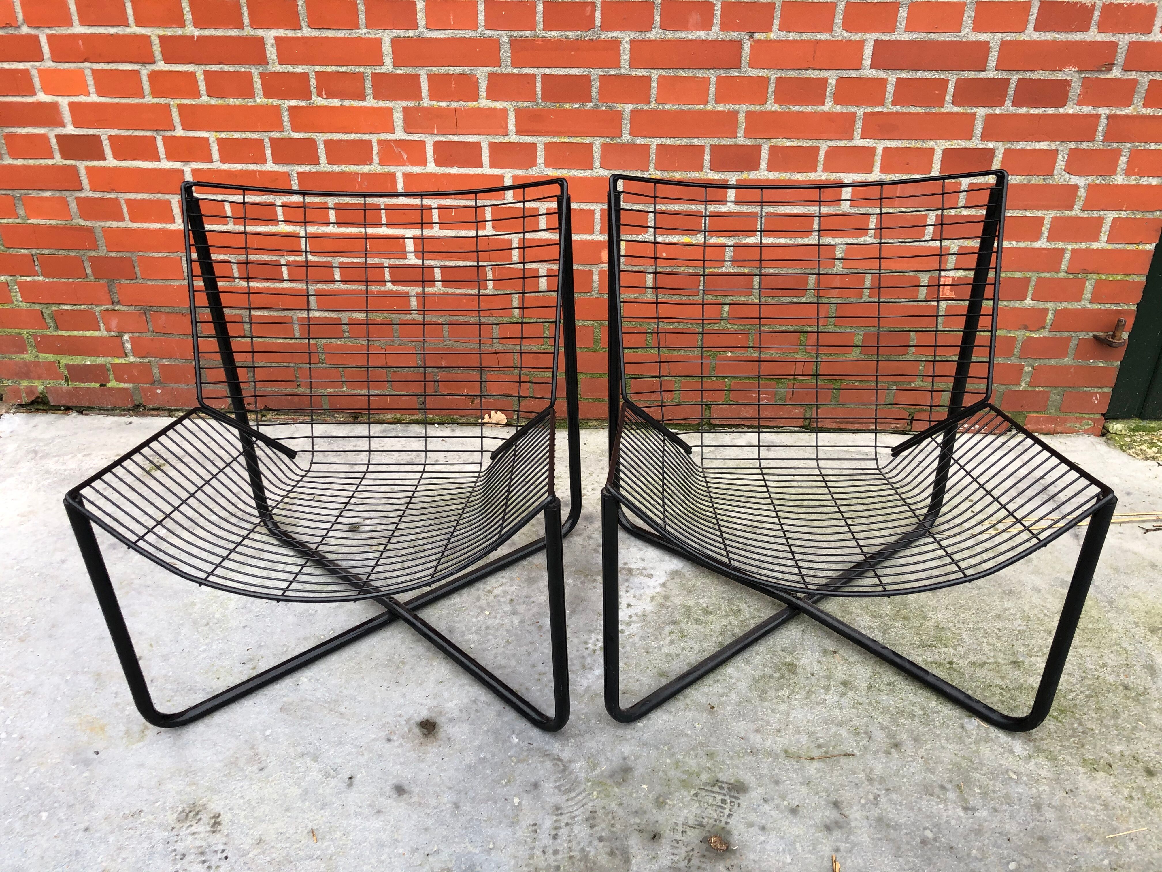 Fauteuil Ikea Jarpen Wire Chair vintage Niels Gammelgaard