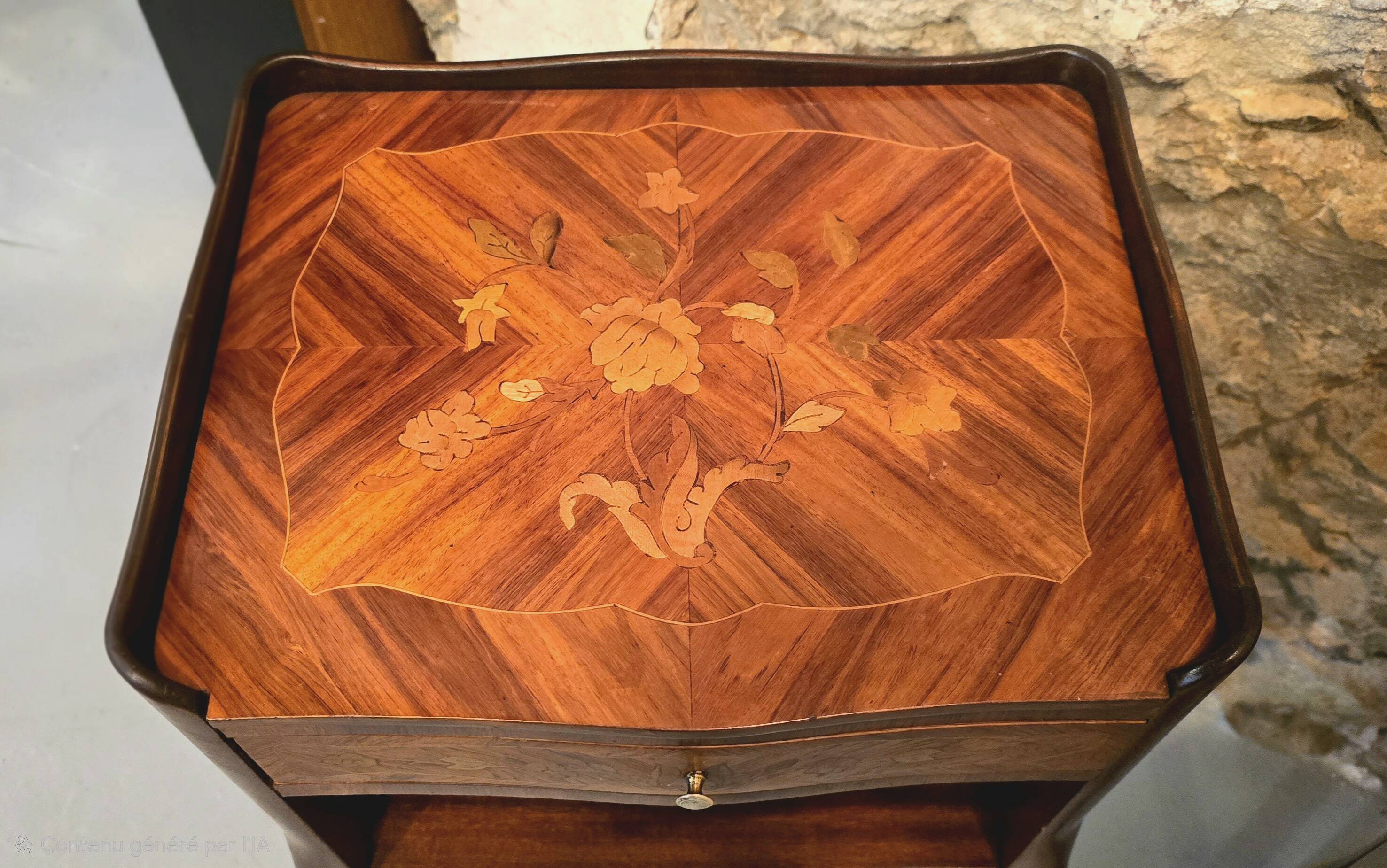 Pair of Louis XV style bedside tables