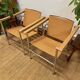 Paire de fauteuils de style Le Corbusier LC1