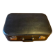 Black suitcase retro style