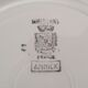 6 plates old earthenware Digoin Sarreguemines model annick vintage