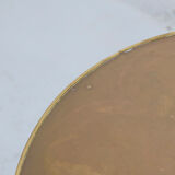 Antique Side Table with Brass top