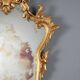 Antique baroque-style wooden mirror Italy 20th century