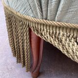 Water green velvet toad sofa