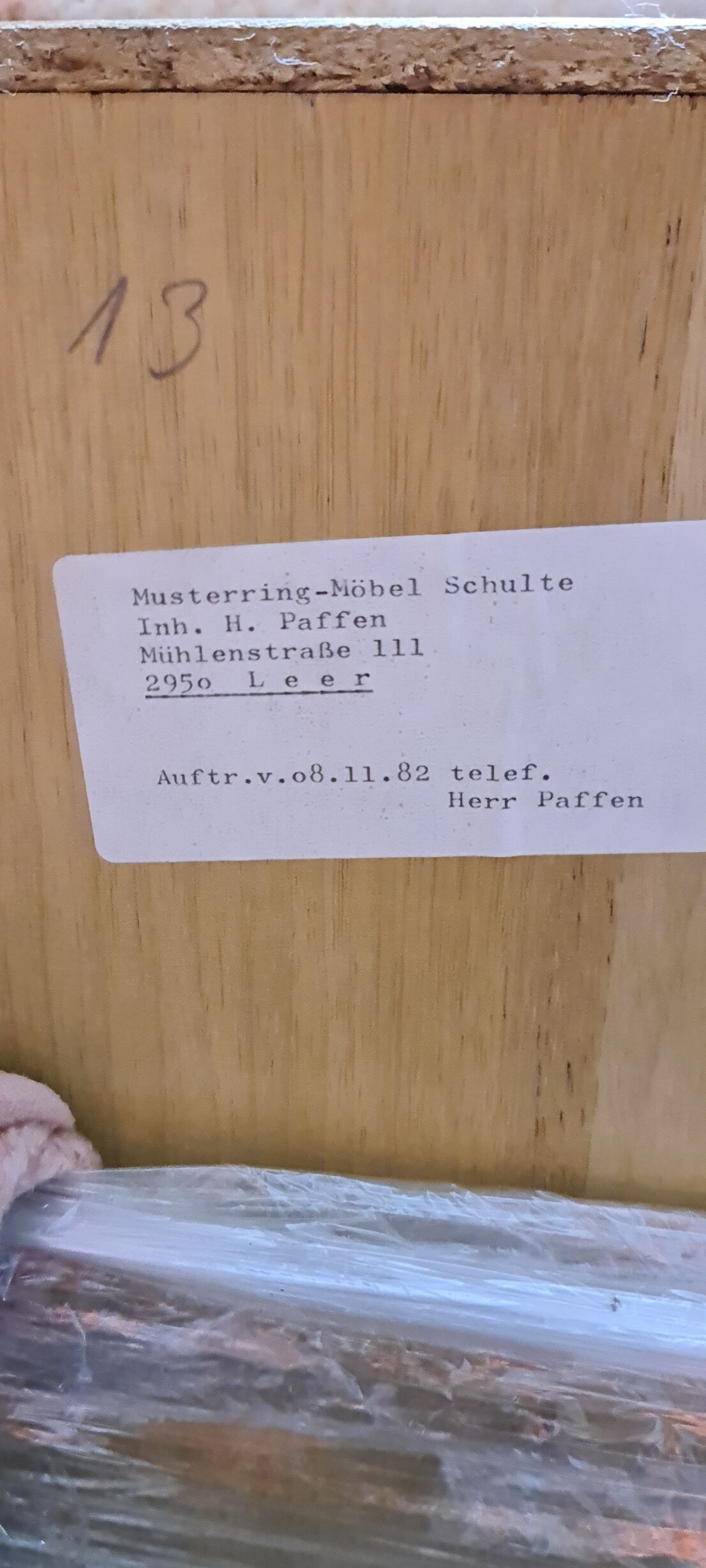 Vintage teak German sideboard by  Mustering