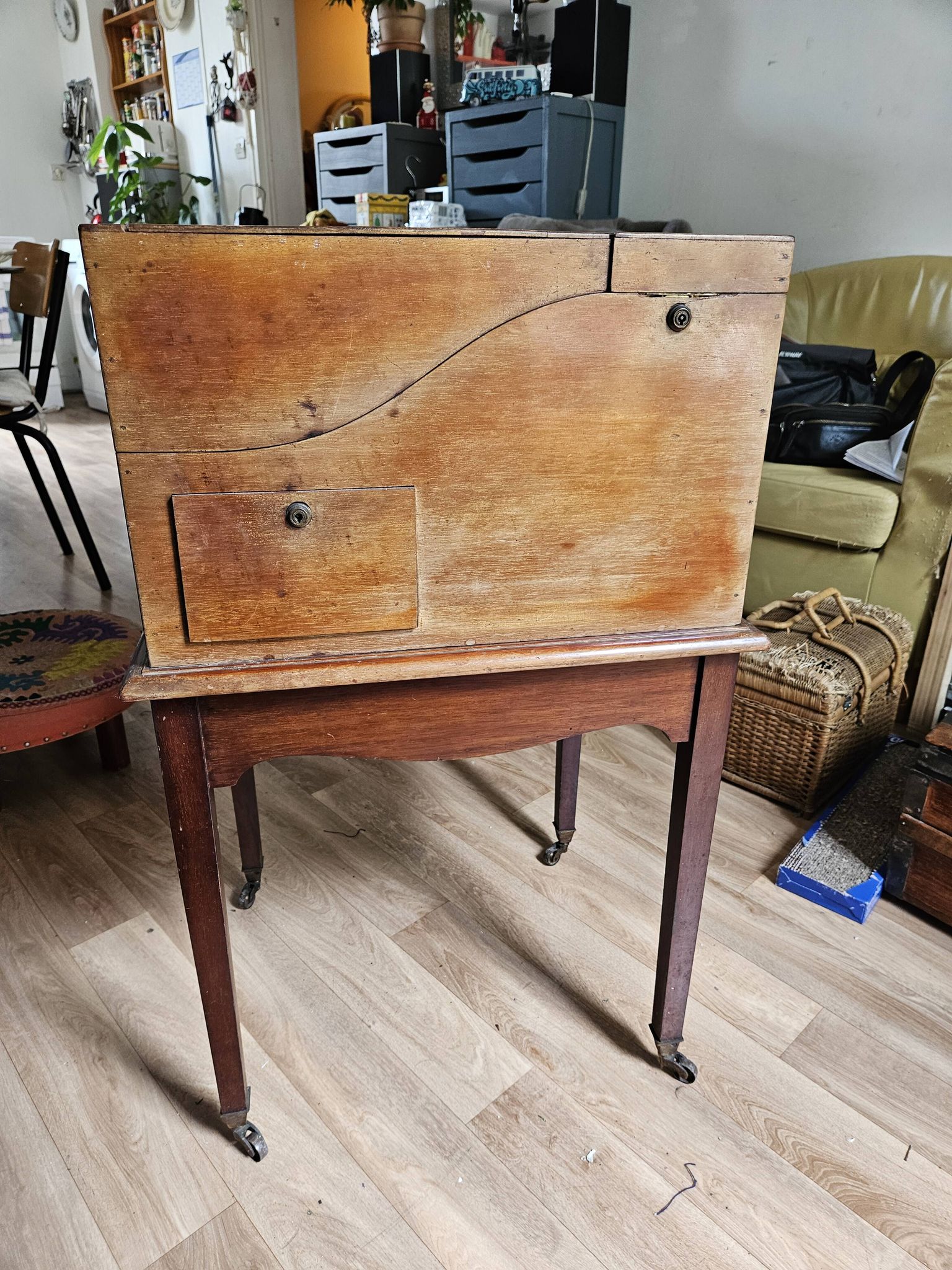 Table bar à surprise époque édouardienne / art déco  - 1910/1940