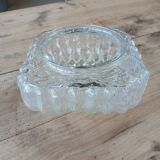 Applique/ plafonnier ancien en verre moulé