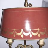 Solid bronze hot water bottle lamp
