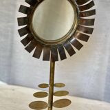 Flower mirror by Jean VINAY vintage 1950