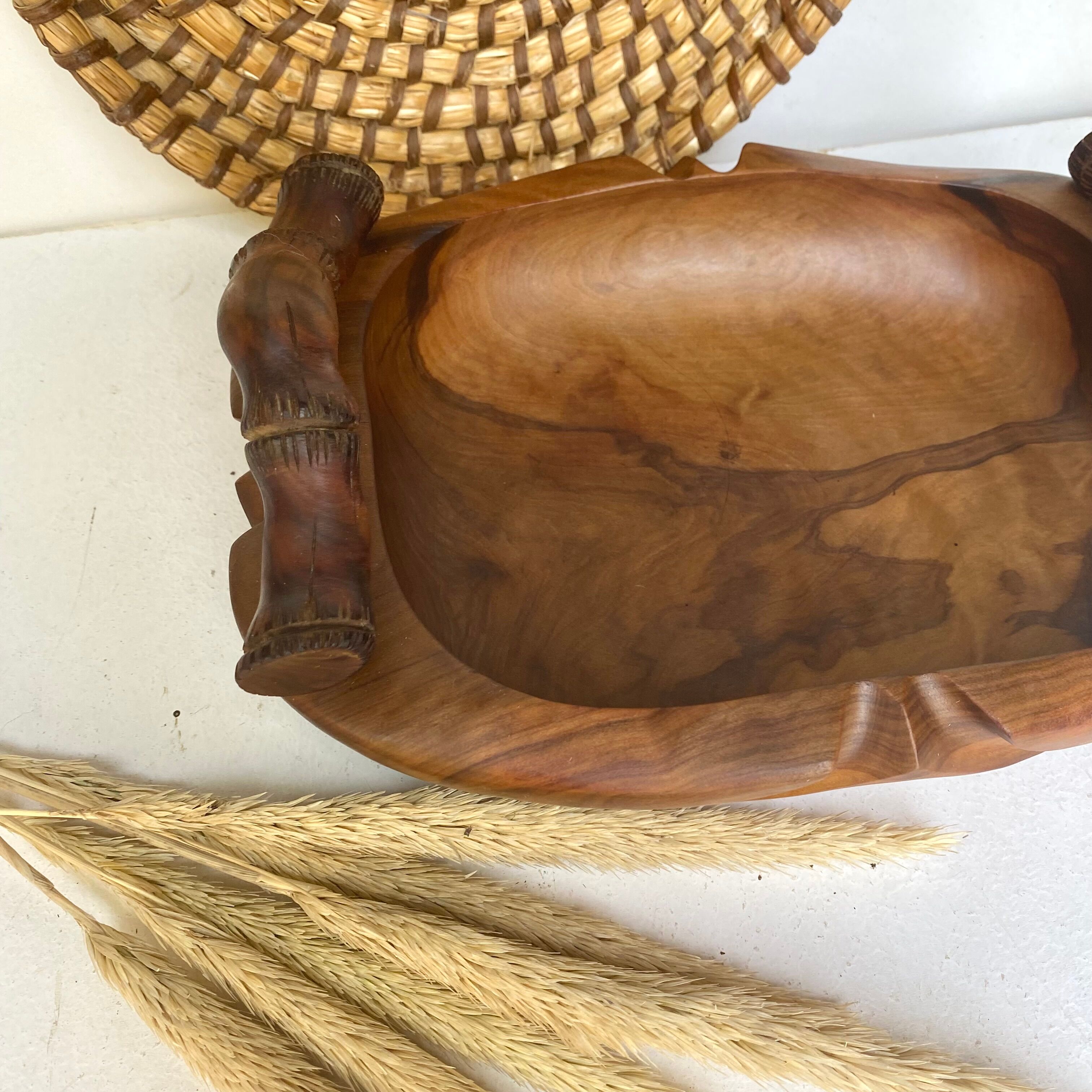 Olive wood dish