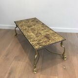 Table basse en laiton Maison Jansen