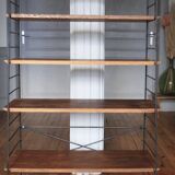 Etagère en bois et métal