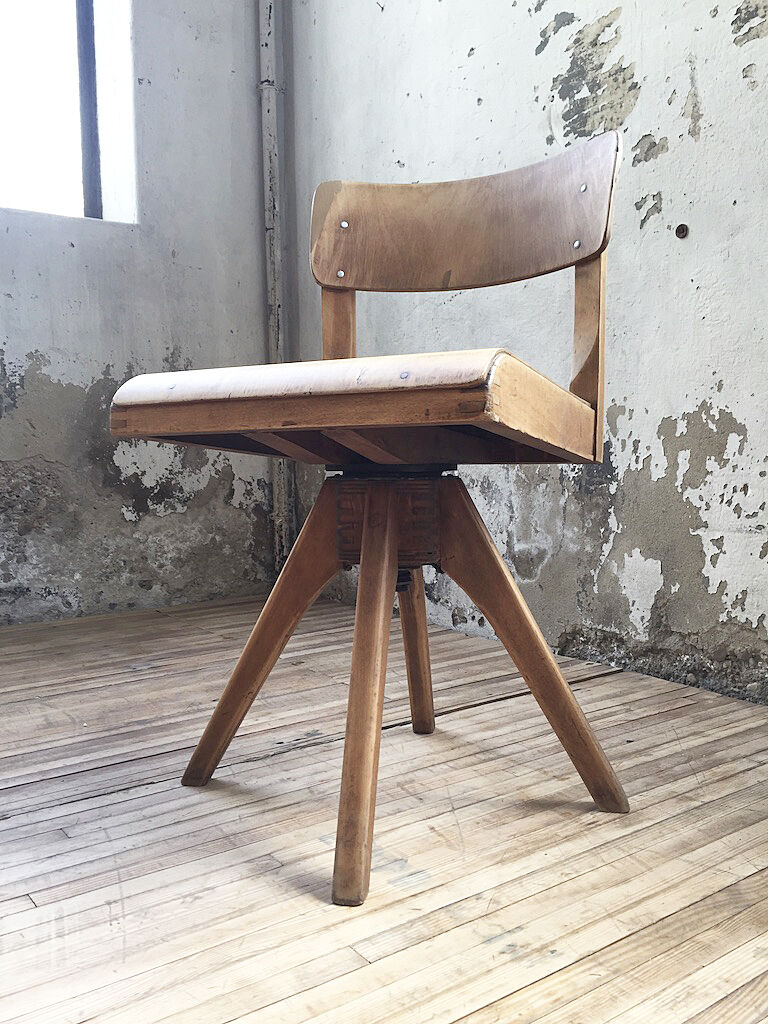 Chaise Casala pivotante hêtre