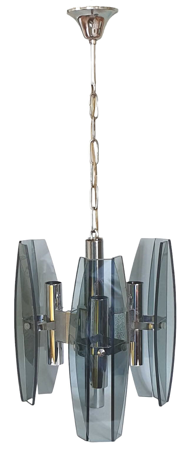 Chandelier suspension space age 70s