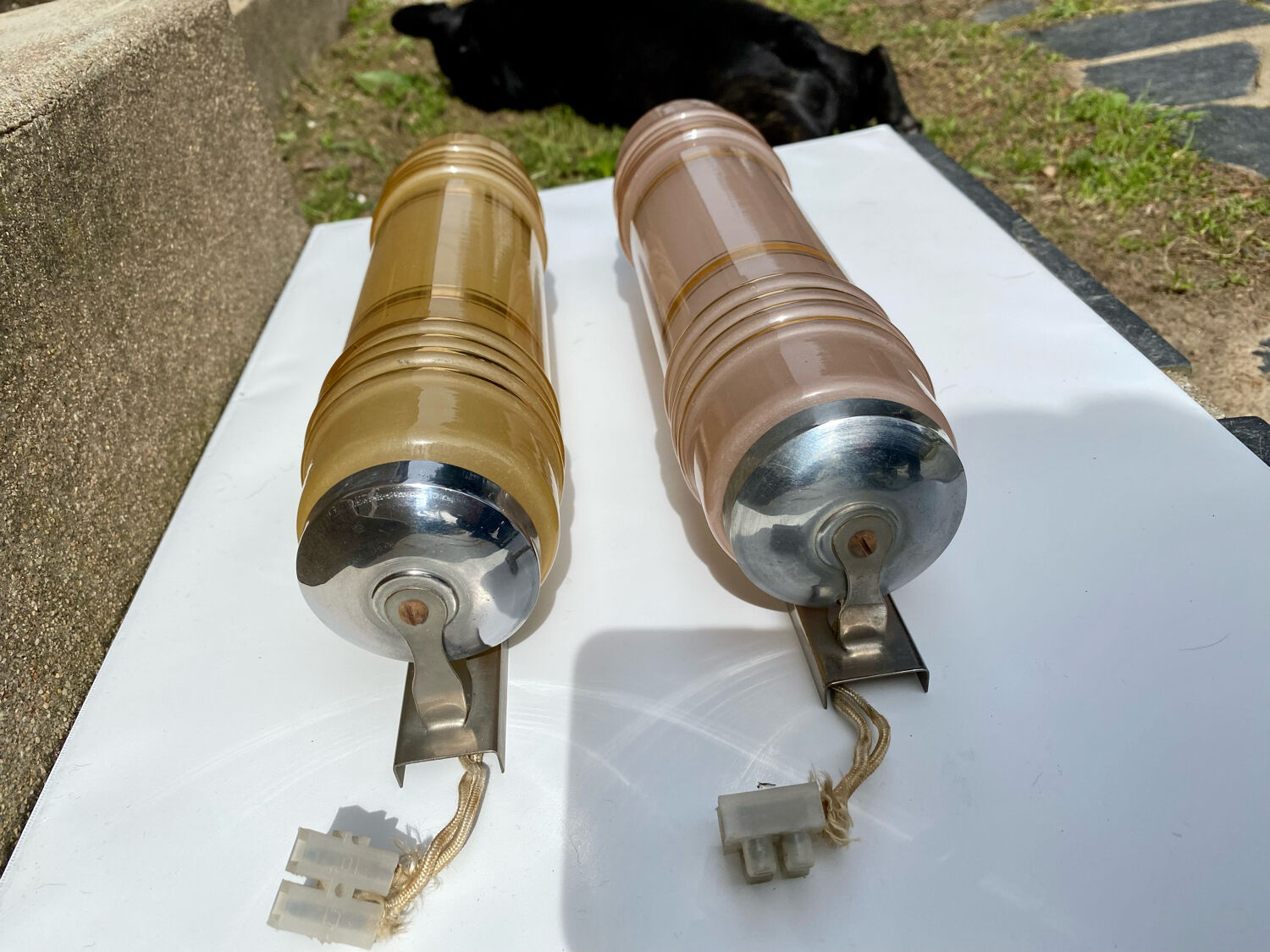 Two wall sconces circa 1930