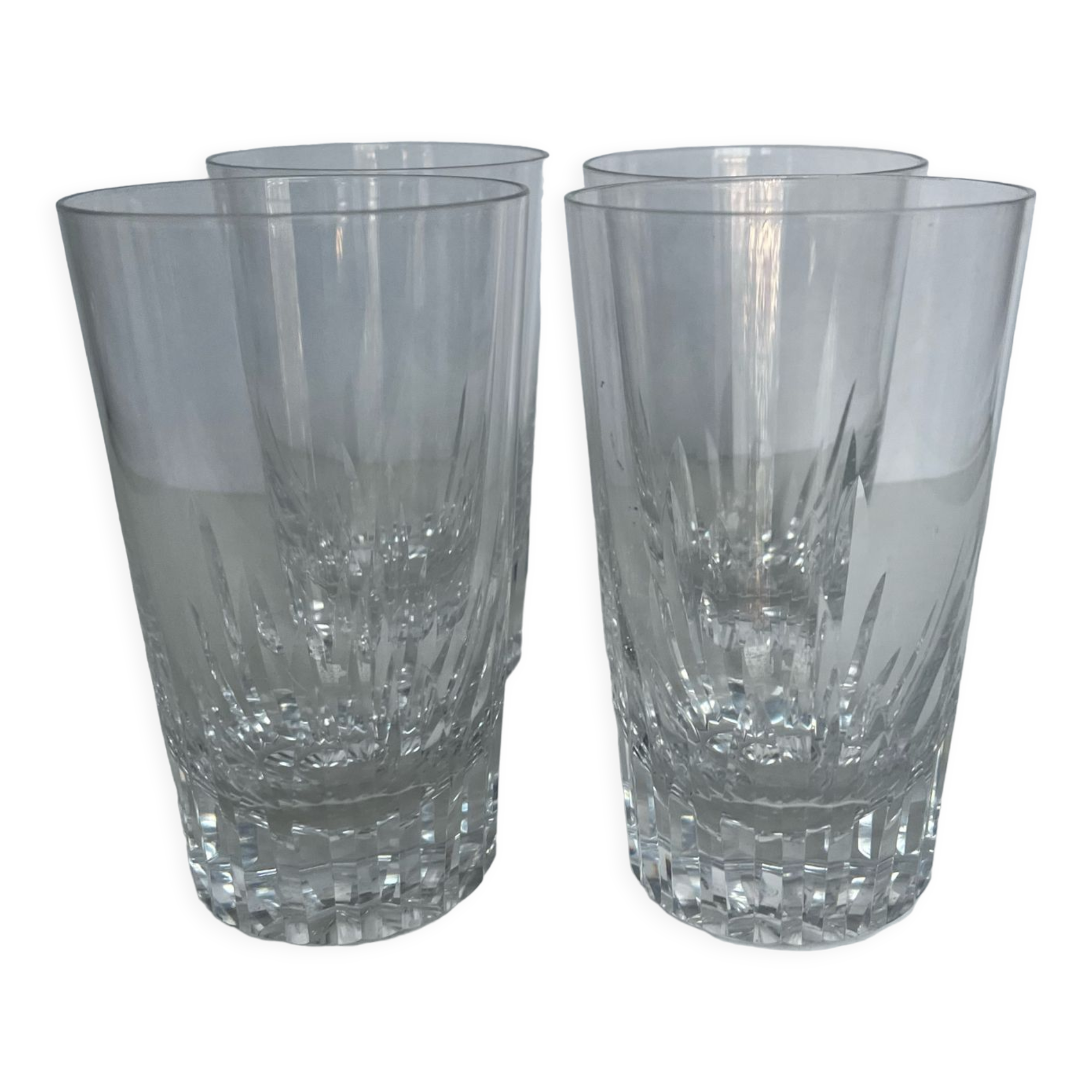 4 Baccarat crystal glasses