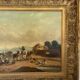 Old Painting French School Marine Port 19th Century Gaultier
