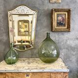 Golden framed flower bouquet painting