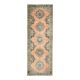 1970s Vintage Turkish Hand-Knotted Wool Cotton Orange Area Rug 138x394