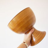 Ceramic cup imitation wood 1970