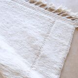 Beni Ouarain White Rug - 340 x 241 cm