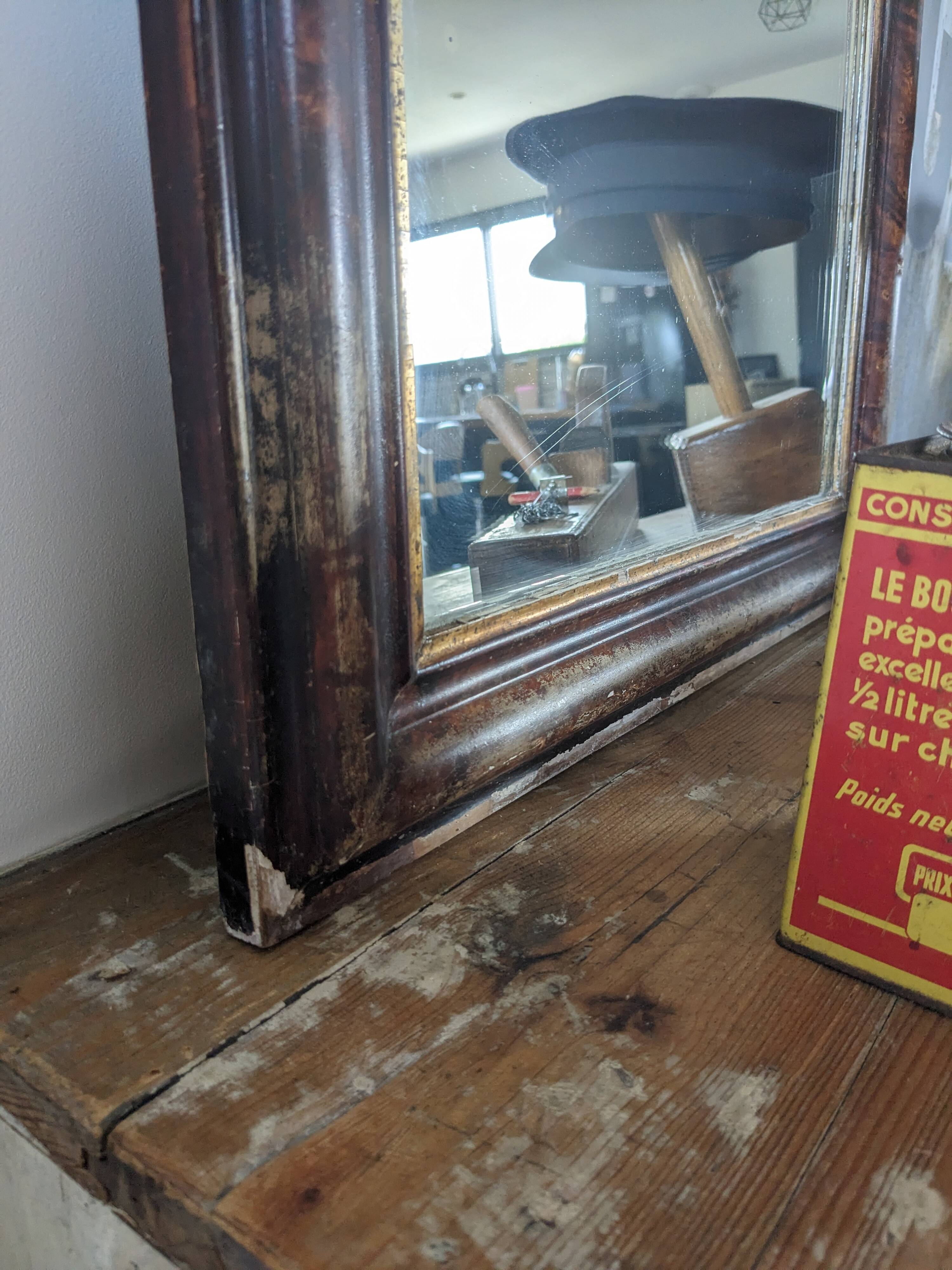 Mirror Louis Philippe marbled 62 x 52cm