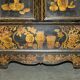 Chinese lacquered wedding cabinet painted circa 1920