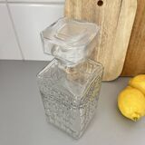 Glass whiskey decanter