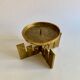 Brutalist bronze candleholder, 1970s