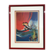 Lithograph Georges Mathieu signed and numbered framed