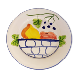Plat artisanal en terre cuite