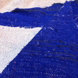 Tapis Kilim bleu