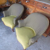 Pair of chairs style Napoleon III revisited