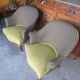 Paire de fauteuils style Napoléon III revisité