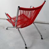 Child red scoubidou chair