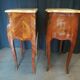 Pair of Louis XV style bedside tables in marquetry