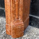 Louis XV style fireplace in red marble from verona