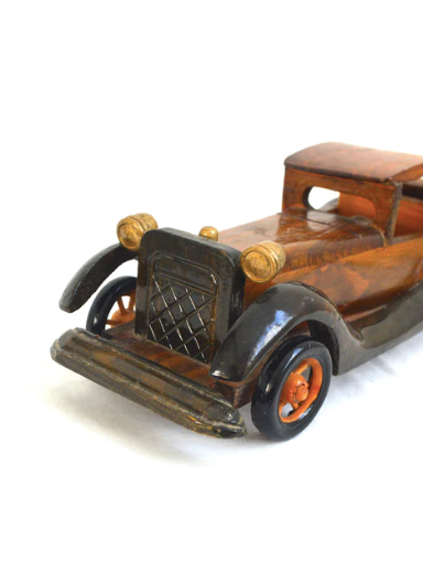 Vintage wooden car