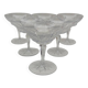 6 Villeroy & Boch crystal champagne glasses, Parzival model
